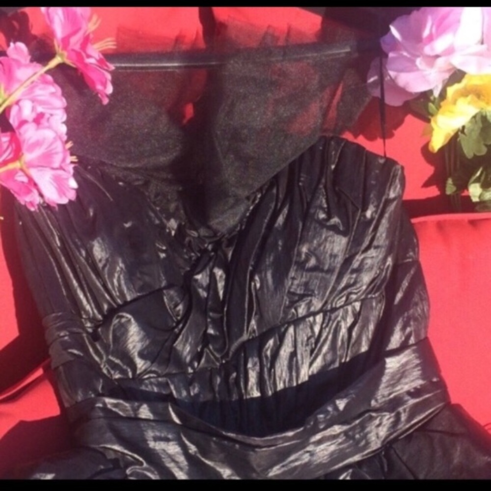 Alicia Czarniecka Mini Dress Taffeta RARE Small - Picture 4 of 7